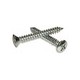 Oval Countersunk Phillips Self-Tapping Screw Chrome 8X12