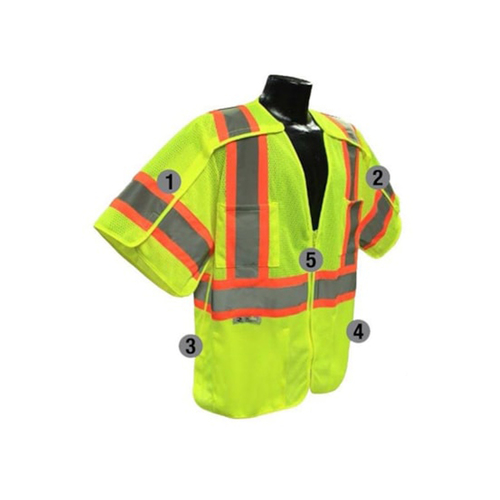 Radians Class 3 Hi Vis Safety Vest - 3XLarge/5Xlarge