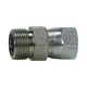 9/16-18X7/16-20 (3/8 OD) Male Flat Face to Female 37 Degree Swivel