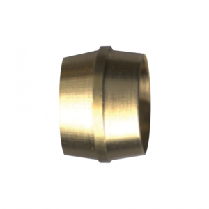 Brass DOT Air Brake - Fittings For SAE J844D - Nylon Tubing Sleeve - 1/2 Inch Tube