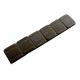 PRO Series ¼oz. 13lb. Roll Black Coated Steel Wheel Weight - 850Segments/Roll