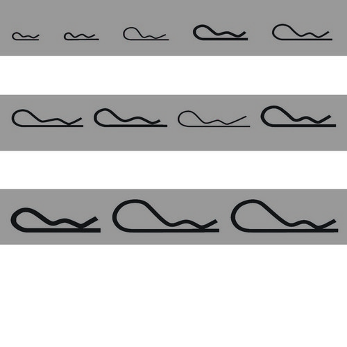 Hitch Pin Zinc 0.094X2-1/4