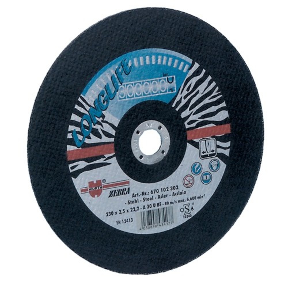 LONGLIFE Blue Grinding Wheel 5 Inch x 1/4 Inch (7/8 Inch Arbor) Grinding Discs & Wheels