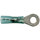 Supreme Solder/Seal 1/4" Stud Ring Connector - Blue - 16-14 AWG"