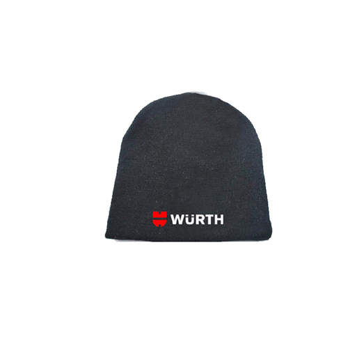Wurth Black Winter Beanie Hat
