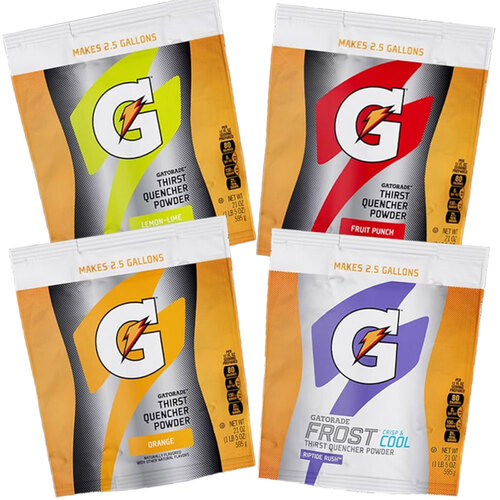 Gatorade® 2.5 gal. Instant Powder Drink Mix Variety Pack, 32/Case