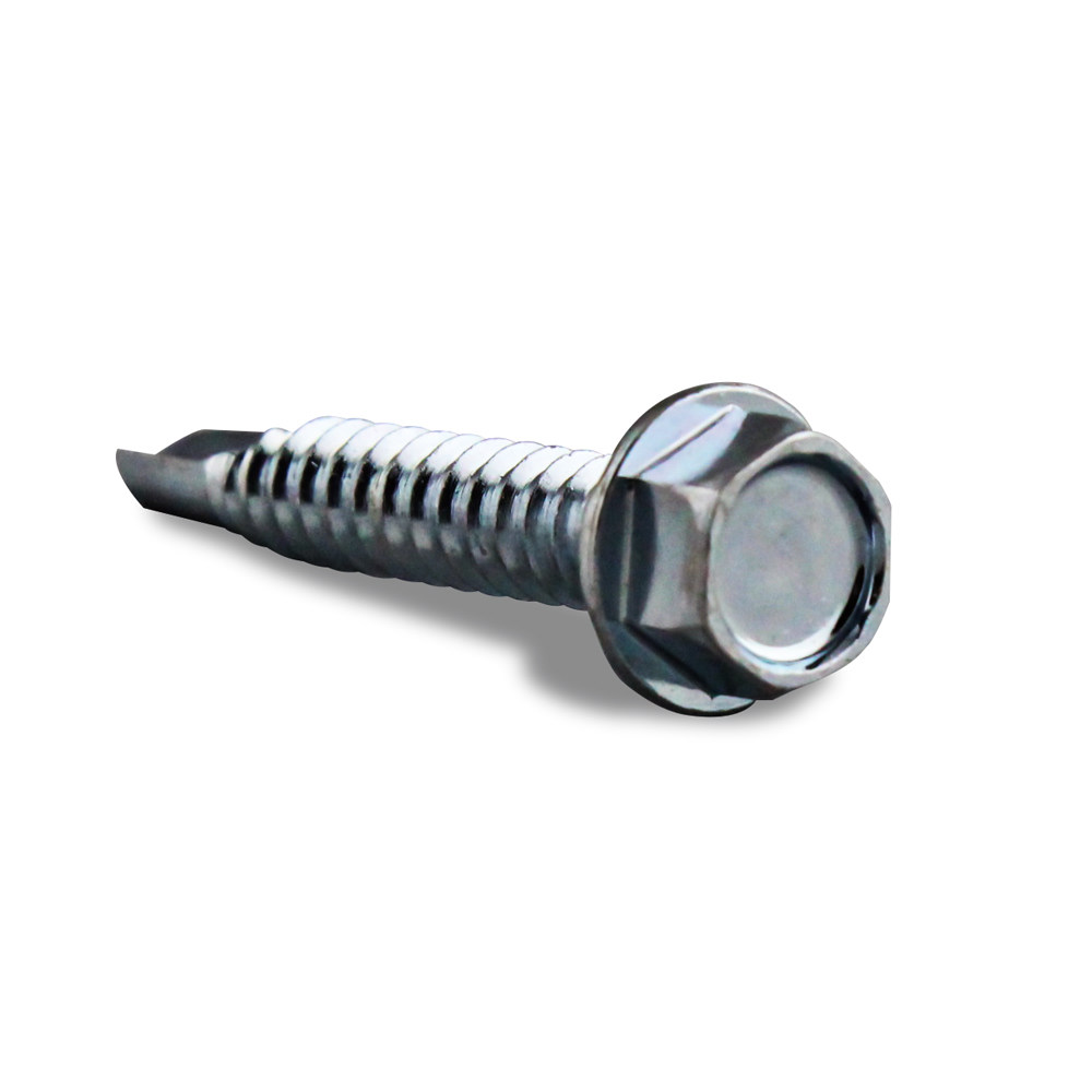 Hex Washer Head SelfDrilling TEKS Screw Zinc 14X11/2 SelfDrilling