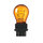 12.8/14 Volts - 26/8 Watts Natural Amber S8 Dual Friction Wedge Contacts2/.59 Amps #3457NA Bulb