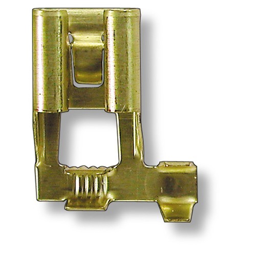Female Spade Connector NonInsulated 90degree with Locking Tab Universal Uninsulated