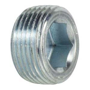 1/4 Flush Hollow Hex Plug with 7/8 Taper