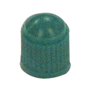 CAP VALVE STEM PLASTIC GREEN