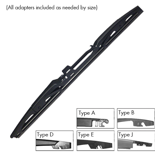 Traditional Rear Wiper Blade 10In 254Mm Standard Wiper blades
