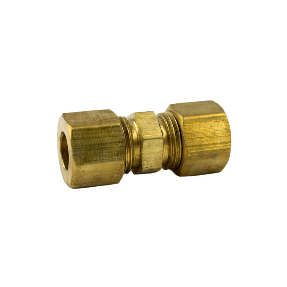 Brass Hydraulic Pipe Equal Threaded Connector 1/8" BSP Union Coupler 