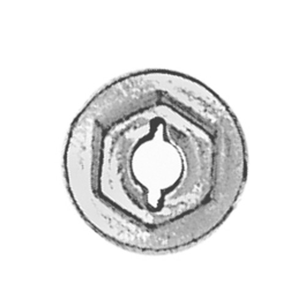 Pushnut 3/16 with 3/8 Hex Nut Auto Body Clips & Fasteners Wurth USA