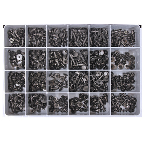 Push Type Retainers Assortment #2 - 490 Pieces