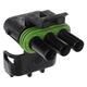 Triple Cavity Connector For Female