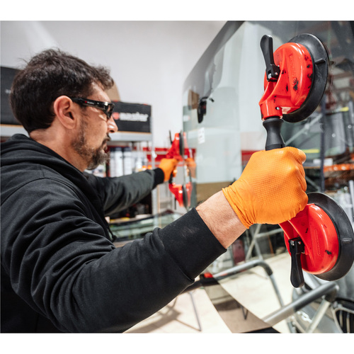 Nitrile Gloves Heavy Weight Orange Textured (100/Box) Large Hand Protection Personal