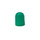 Dark Green Plastic Valve Cap with Red Silicone Seal