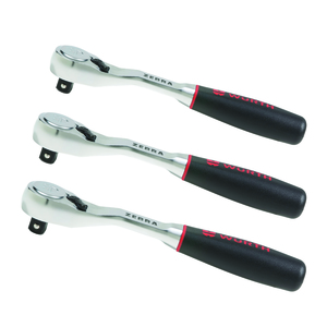 ZEBRA REVERSE RATCHET WITH DUST PROTECTION PACKAGE 3PC