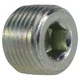 1 Hollow Hex Plug