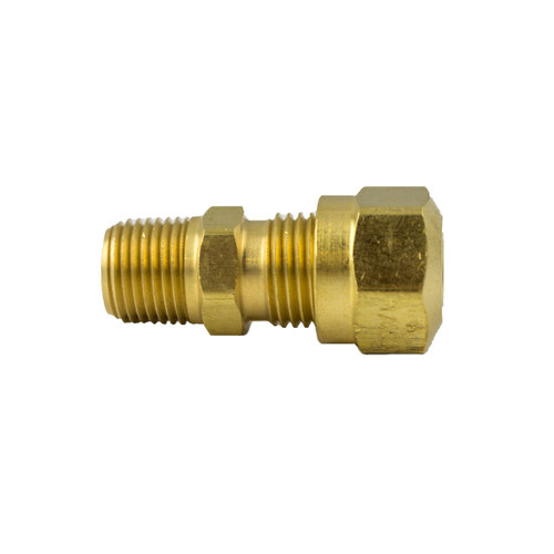 Brass DOT Air Brake Fitting Nylon Tube Connector 3/8 Inch Tube To 3/8