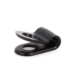 1/8 Nylon Cable Clamp, 3/8 Wide, Black