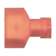 Red Female Spade Connector Fully-Insulated 1/4