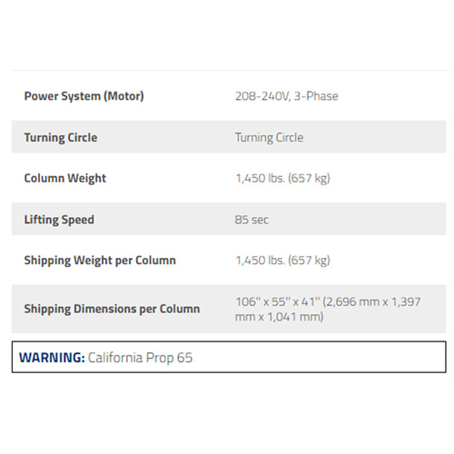 PCL-18B-2LV / 36,000lb Capacity Mobile Lift Set of 2