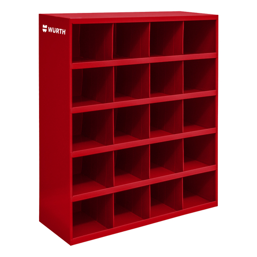 OPEN BIN 20 WURTH RED W/LOGO