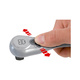 ZEBRA 1/2 Inch Lever Reversible Ratchet, Dust Protected