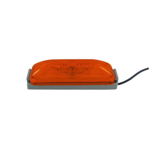 Amber Clear Marker 1 1/4X4
