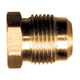 Brass SAE - 45-Degree Flare Sealing Plug - 3/8 Inch Tube