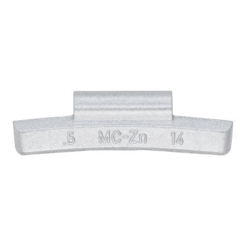 MC Series Zinc Coated Wheel Weight .50 Oz