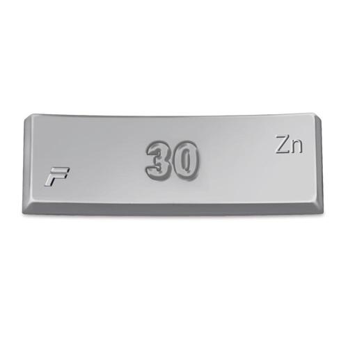 Contoured Adhesive Coated Zinc Wheel Weight 30 Gram