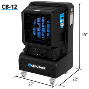 CoolBoss Evaporative Cooler / CB-12 / 12"Fan, 15 Gallon Capacity