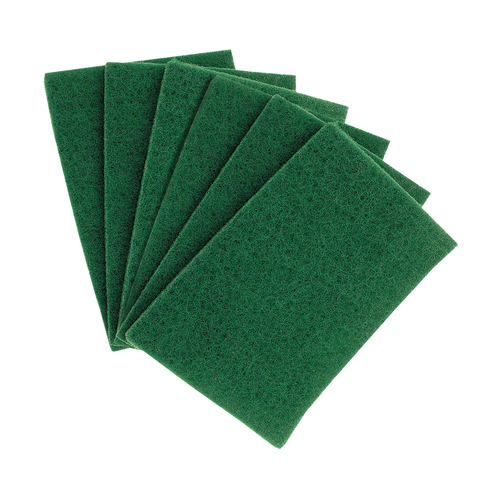 Hand Pad - 6 Inch x 9 Inch - Industrial Aluminum - Green Coarse