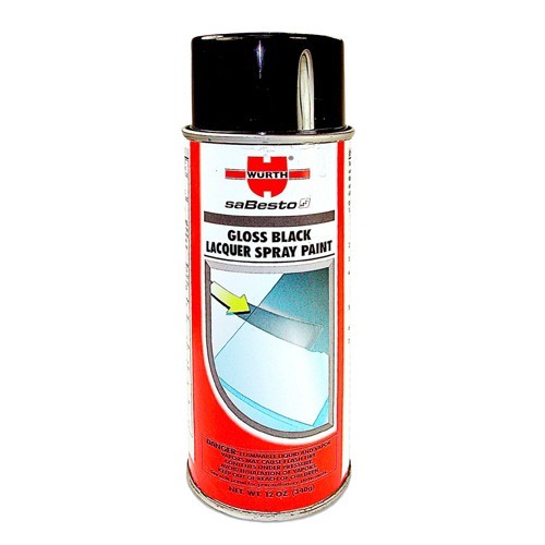 Gloss Black Lacquer Spray Paint 12 oz aerosol Lacquers Paints