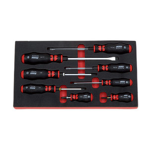 ZEBRA Multi Screwdriver Assortment (8 Pieces - 4 Slotted and 4 Phillips)
