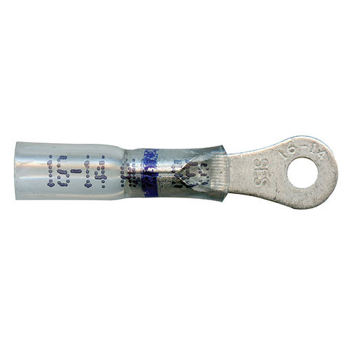OptiClear Crimp/Seal #6 Stud Ring Terminal 16-14 AWG