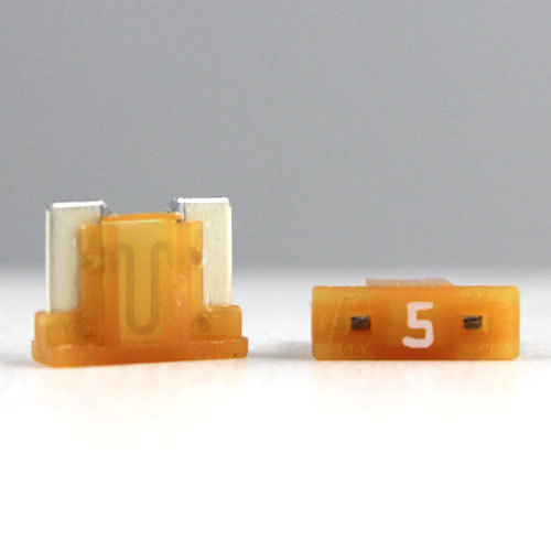 Low Profile Mini Fuse 5 Amp Gold