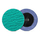 Mini Cloth Disc - Green Power Zirconia - Type 'R' - 2 Inch - 80 Grit