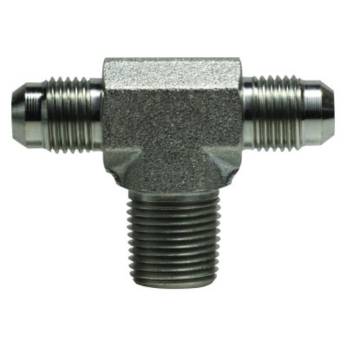 JIC MALE BRANCH TEE- 3/8 JIC X 3/8 MPT
