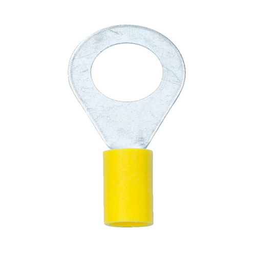 Ring Terminal 10MM Yellow Gauge 12-10