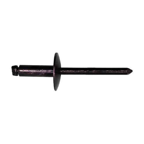 3/16 Steel Rivet Black