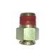 Brass Push-To-Connect - DOT Air Brake - Nylon Tubing Male Connector - 3/8 Inch Tube x 1/8 Inch Male Pipe Thread (MPT)