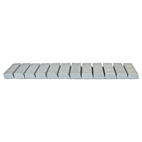 Steel Coated Adhesive Wheel Weight 1/4 Oz Increment 3 Oz Strip