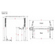 10APX-181 10.000lbs Capacity 2 Post Lift ClearFloor Adjustable WidthBase - 181