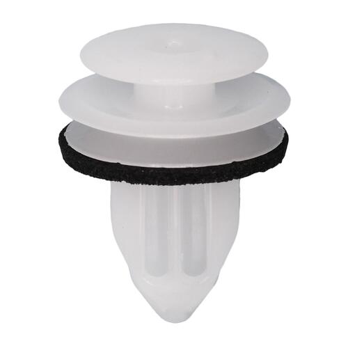 WHITE NYLN DOOR TRIM PANL RET W/SEALR