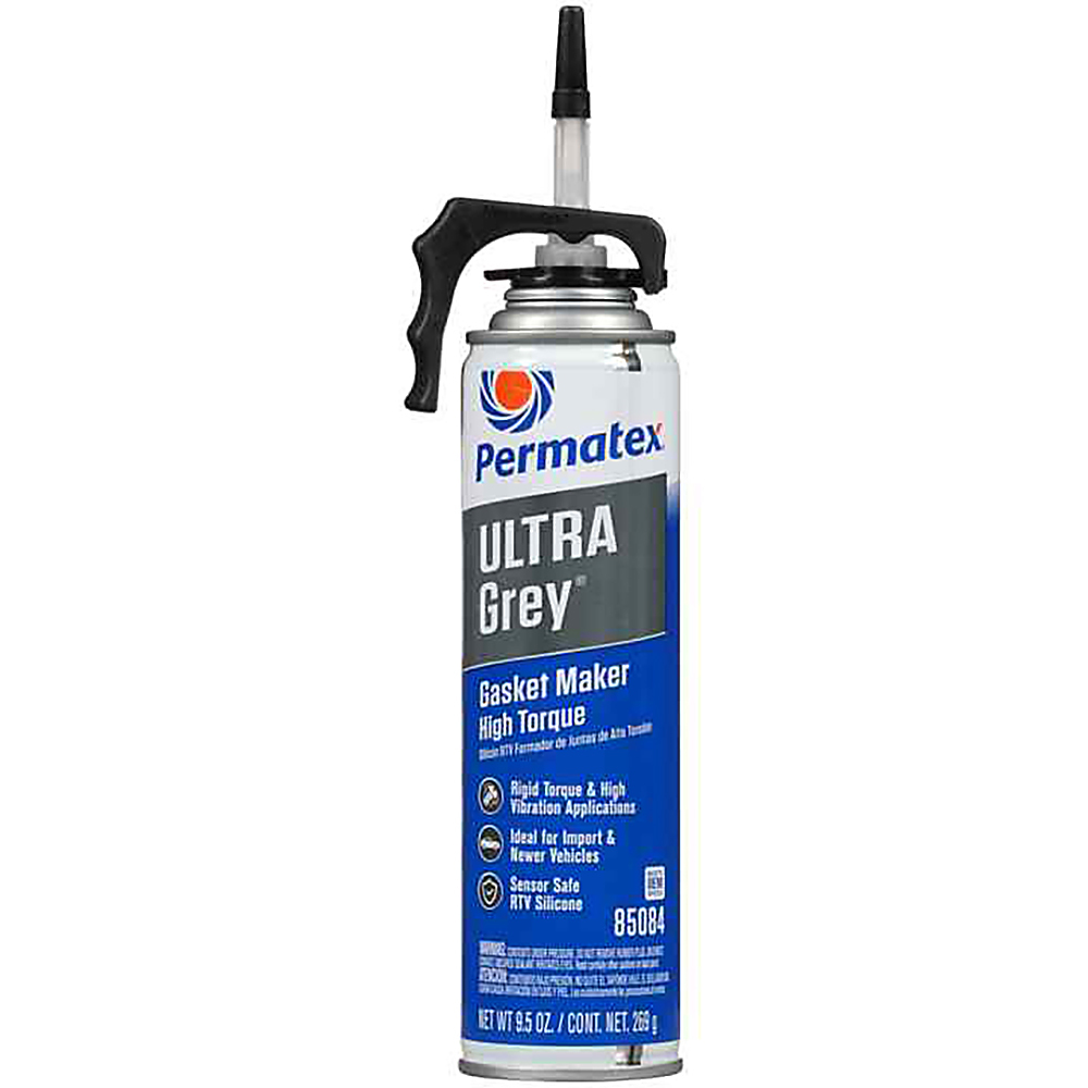 Permatex Ultra Grey RTV Silicone Gasekt Maker, 9.5oz. Sensor Safe RTV silicone Gasketing