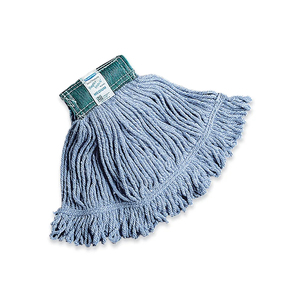 Rubbermaid® Super-Stitch® Mop Blend, Medium Size with 5" Headband,Blue